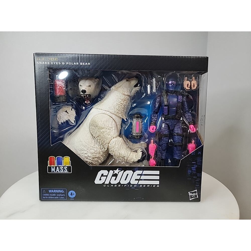 G.I. Joe Classified Series Snake Eyes & Polar Bear #161 Action Figure MASS
